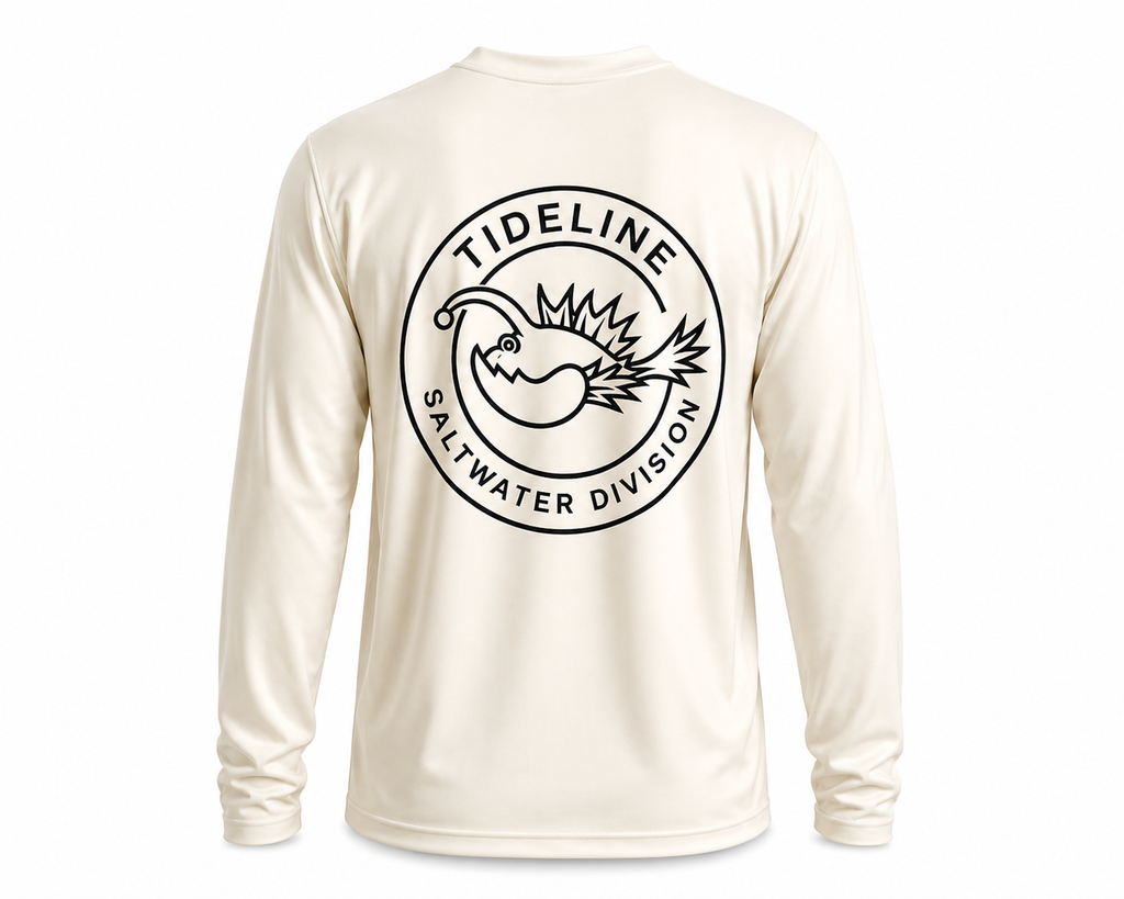 Saltwater division Long Sleeve Beige UV Fishing Shirt