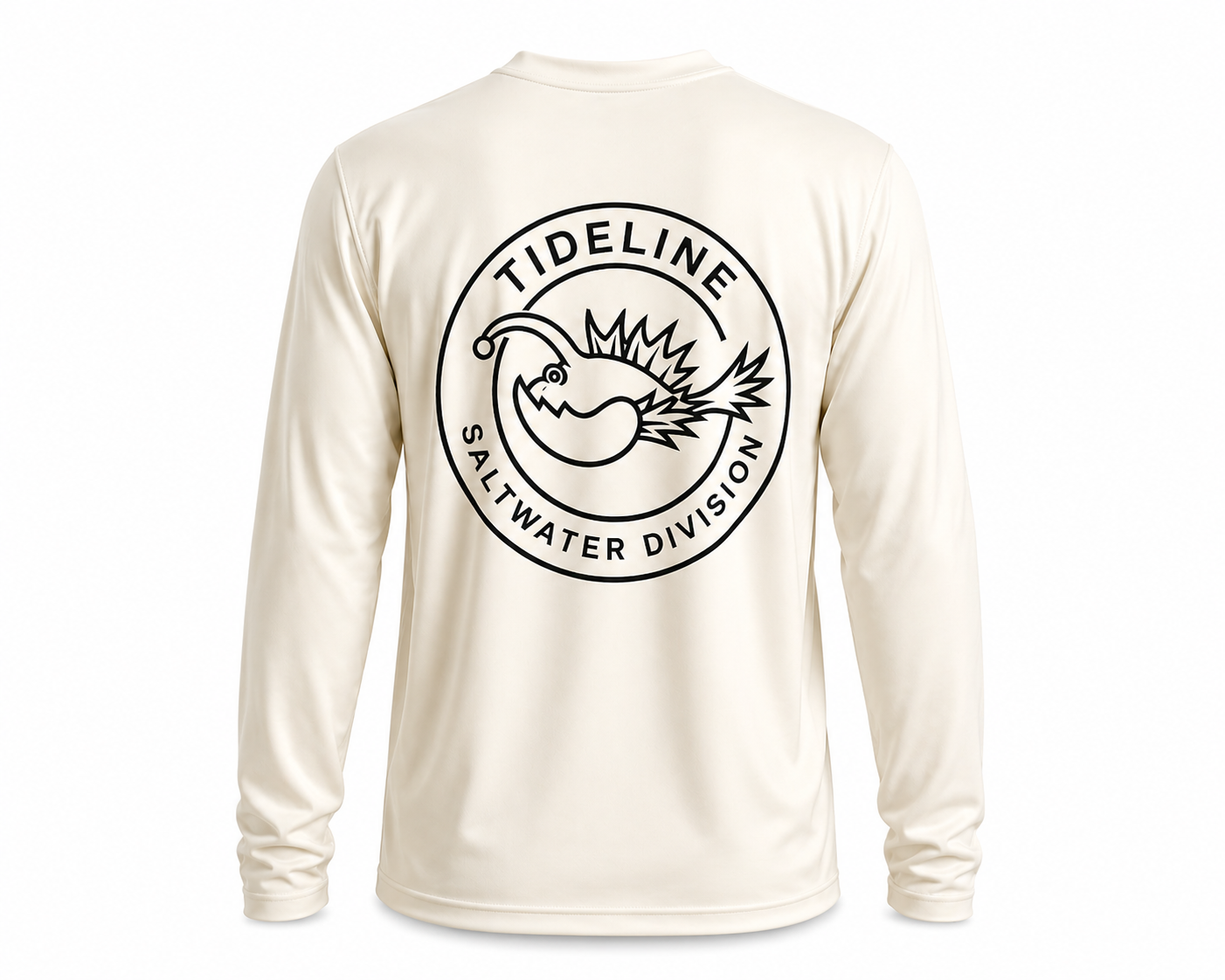 Saltwater division Long Sleeve Beige UV Fishing Shirt