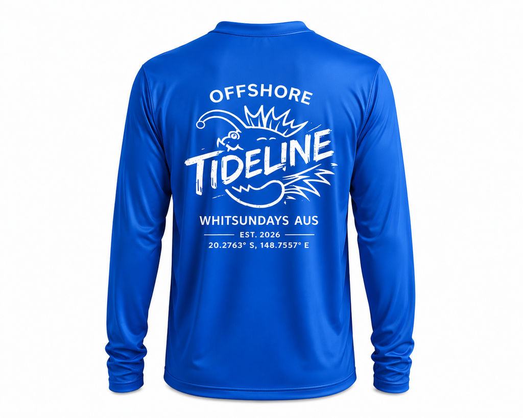 Offshore Long Sleeve Blue UV Fishing Shirt