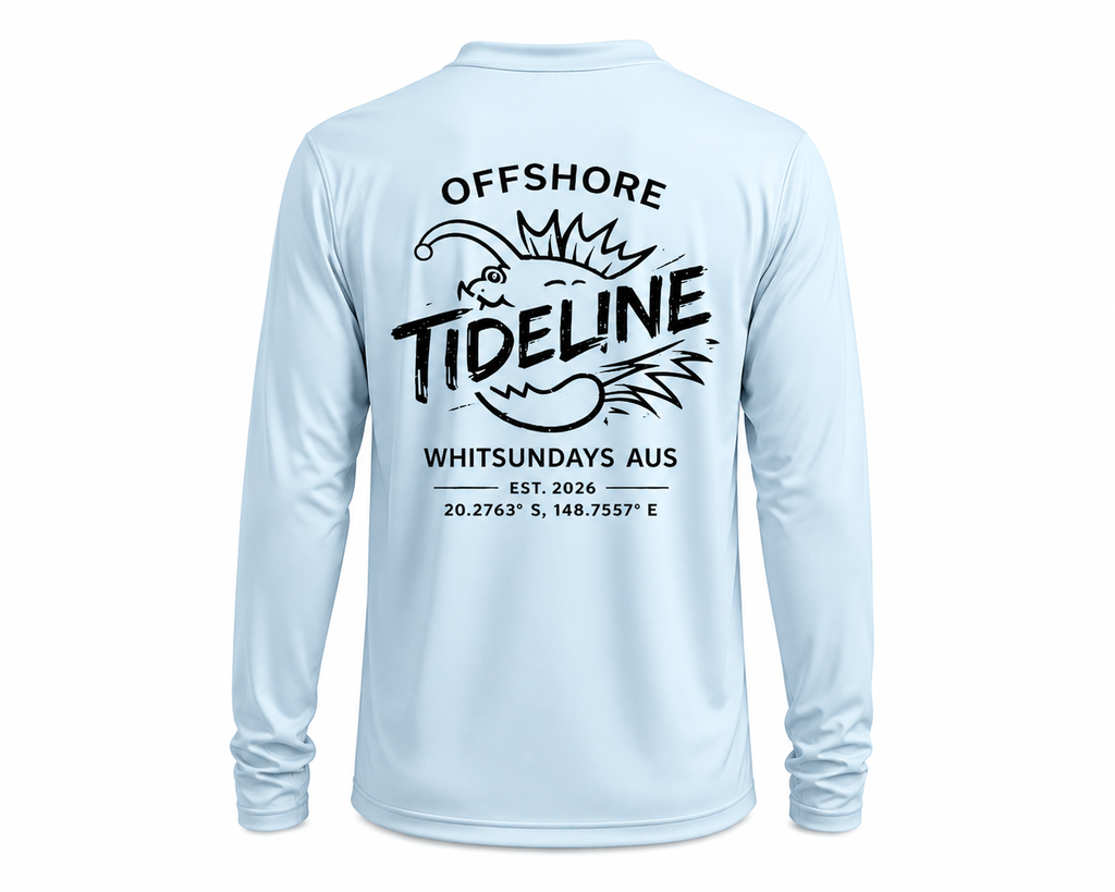 Offshore Long Sleeve Light blue UV Fishing Shirt
