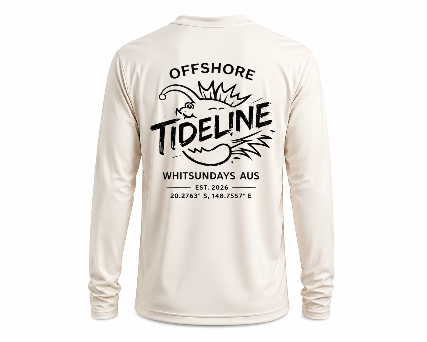Offshore Long Sleeve Beige UV Fishing Shirt