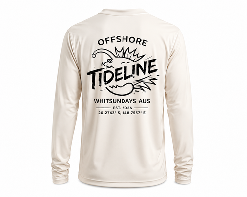 Offshore Long Sleeve Beige UV Fishing Shirt